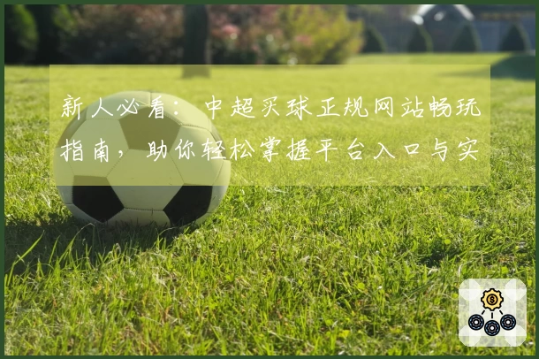 新人必看：中超买球正规网站畅玩指南，助你轻松掌握平台入口与实用技巧