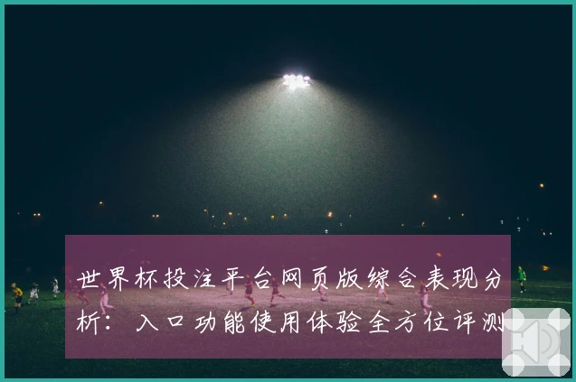 世界杯投注平台网页版综合表现分析：入口功能使用体验全方位评测